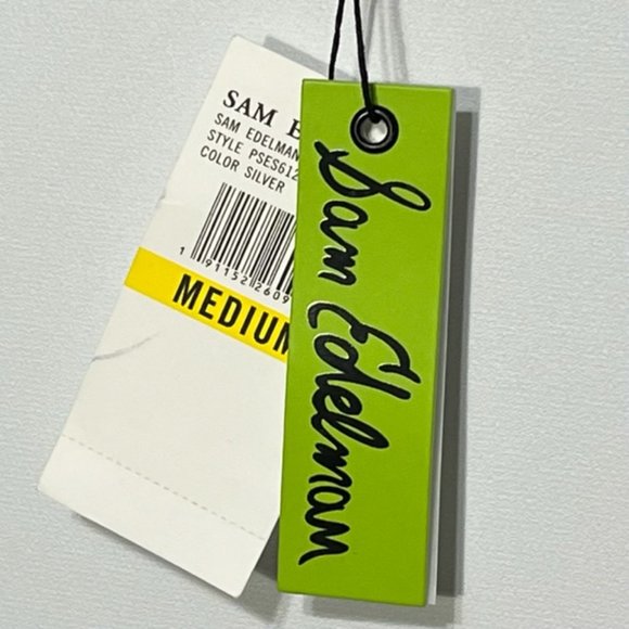 SAM EDELMAN Cheeky Silver Hipster Bikini Bottom Size M NWT - Picture 4 of 13